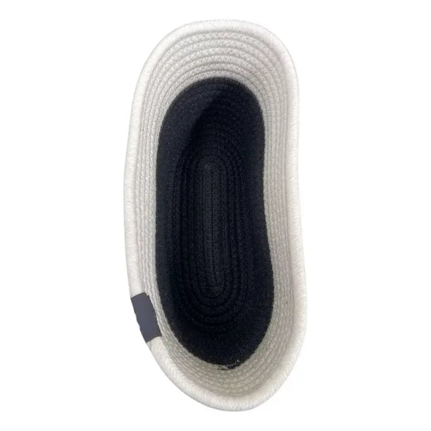 Cesto De Cuerda Algodón Para Ropa Chico baño recamara