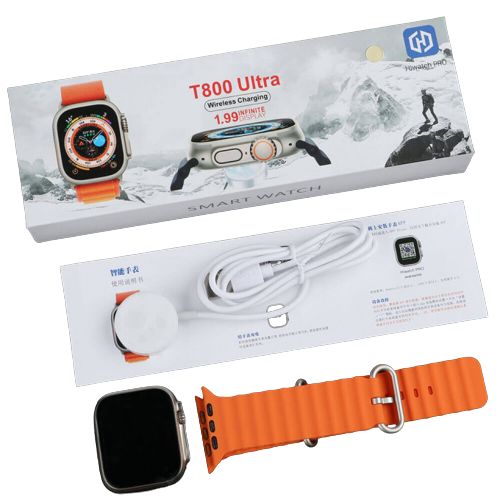 Smart Watch T800 Ultra Naranja