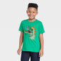Playera de manga corta con estampado de Dinosaurio para niño - verde