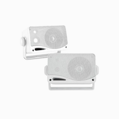 Juego Altavoces Para Exteriores De 3.5 Pulgadas, Pyle 200 W. Color blanco