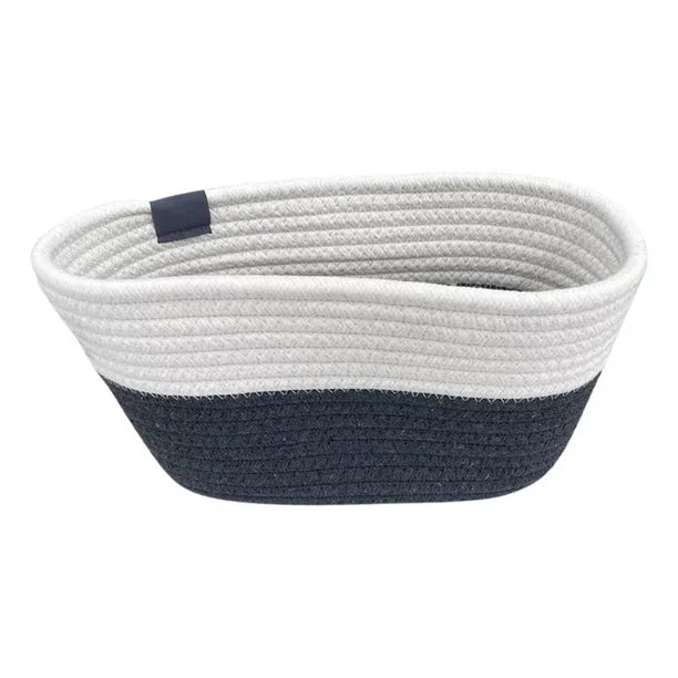 Cesto De Cuerda Algodón Para Ropa Chico baño recamara