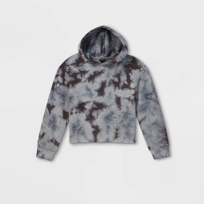 Sudadera con capucha de forro polar con bordes Unisex Talla M Infantil