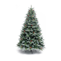 Arbol Navidad Artificial Nevado Piñas Cerezas 2.1m Pino Verde