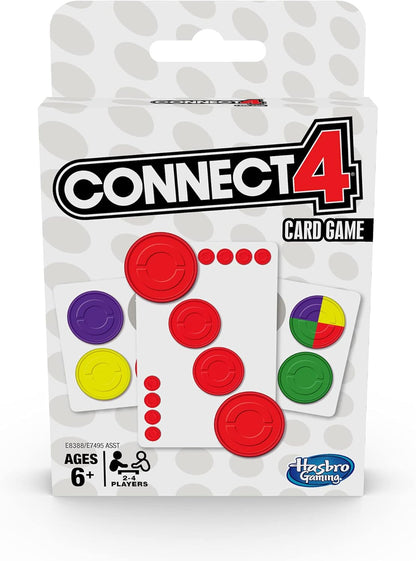Hasbro Gaming Juego de cartas Connect 4 para niños