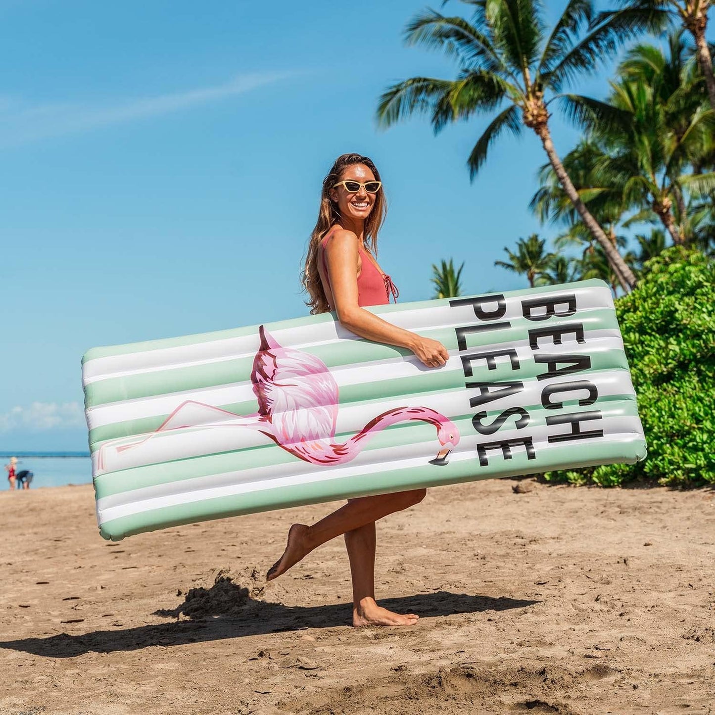 Flotador Inflable Salvavidas Flamenco Rectangular Playa Agua