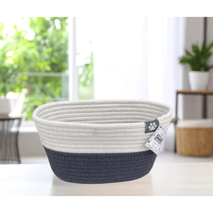 Cesto De Cuerda Algodón Para Ropa Chico baño recamara