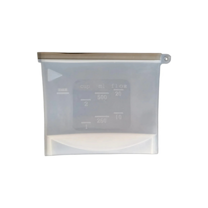 Bolsa Reutilizables Silicón Almacenar Comida Snacks 500ml