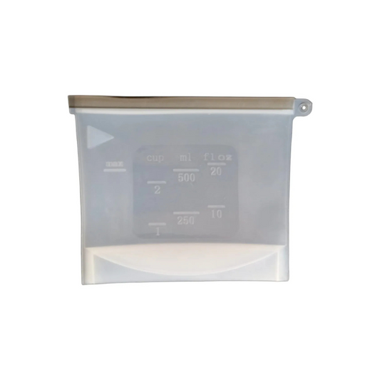 Bolsa Reutilizables Silicón Almacenar Comida Snacks 500ml