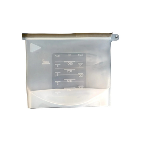 Bolsa Reutilizables Silicón Almacenar Comida Snacks 1000ml
