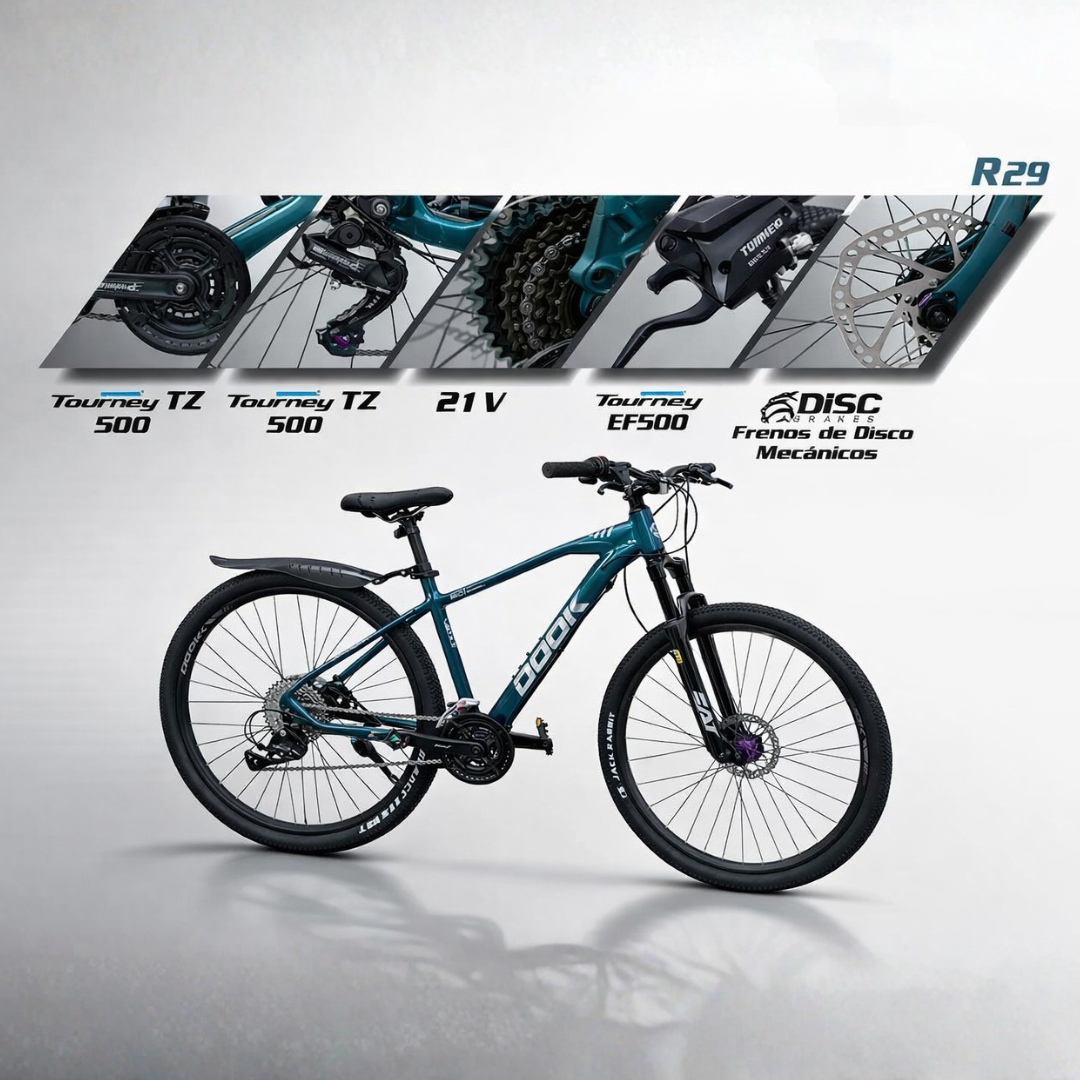 Bicicleta De Montaña Urbana Shimano Rodada 29 Cuadro de Aluminio
