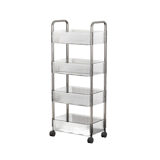Carrito Multiorganizador Gourmet Frutero Rodante 4 Charolas