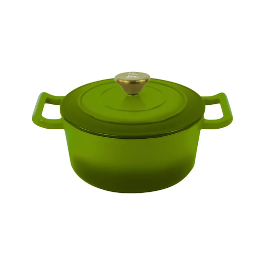 Cacerola Hierro Fundido Esmaltada Cocina Olla 4lts
