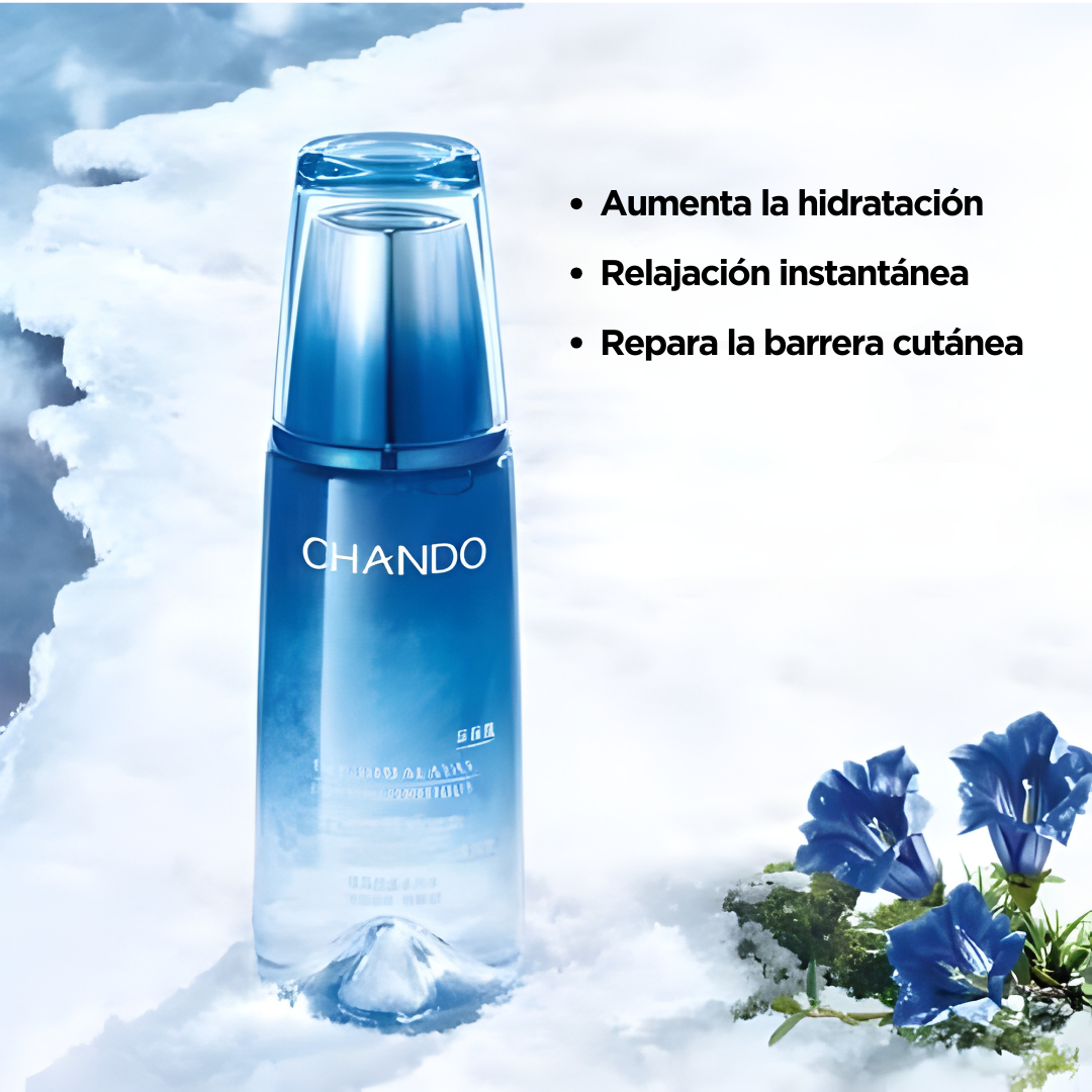 Crema limpiadora y Esencia activadora facial Loción Natural Beauty Snowland CHANDO