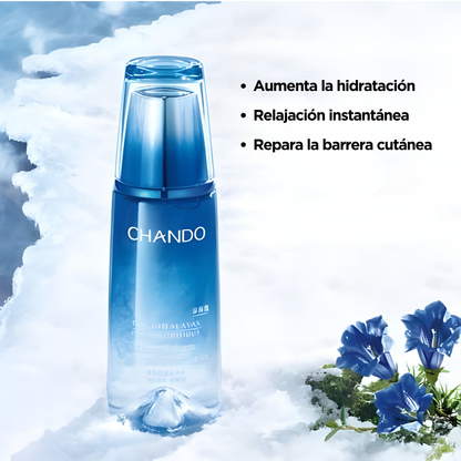 Crema limpiadora y Esencia activadora facial Loción Natural Beauty Snowland CHANDO