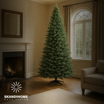 Arbol Navidad Artificial 1.8m Verde Pino Frondoso Hogar Verde