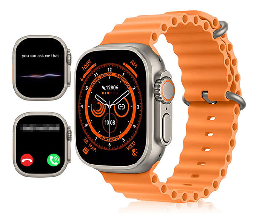 Smart Watch T800 Ultra Naranja