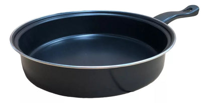 Juego Batería Cocina 7pzas Olla Sarten aluminio negro