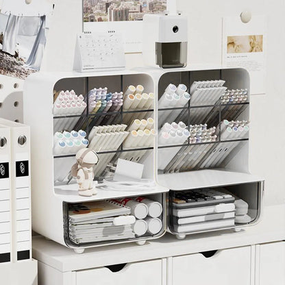 Caja Almacenamiento Estuche Inclinado Para Bolígrafos, Papelería, Dormitorio