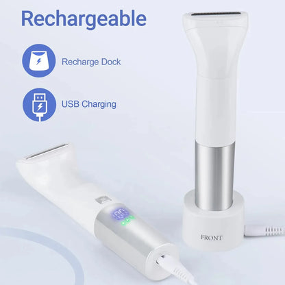 Afeitadora Electrica Recargable Multifuncional 6 En 1 Blanco