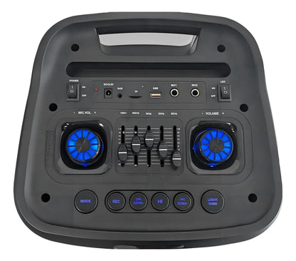 Bocina Sistema De Sonido Portátil 10 Pulgadas 60w Luces Led