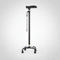 Bastón Ajustable Luz Led Antiderrapante Mango Ergonómico Negro