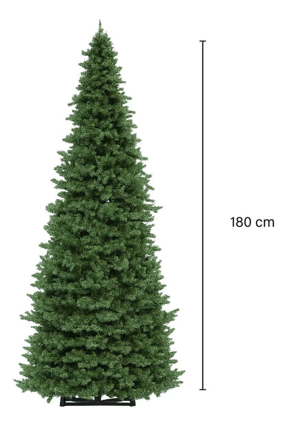 Arbol Navidad Artificial 1.8m Verde Pino Frondoso Hogar Verde