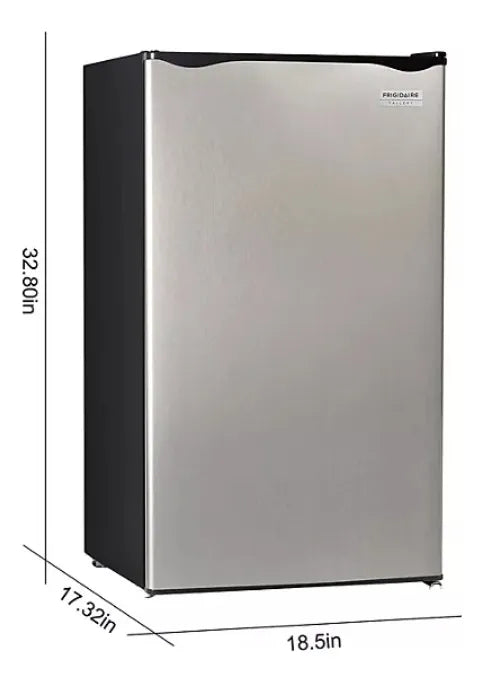 Reacondicionado Refrigerador Mini Frigobar Frigidaire 3.2 Pies Compacto Gris