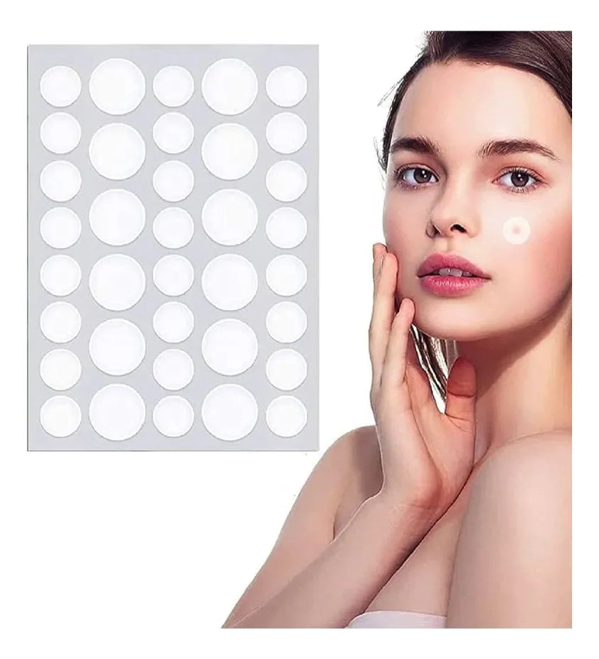 36 Parches Pegatinas Para Acné Absorbentes Transparente Normal Día/noche