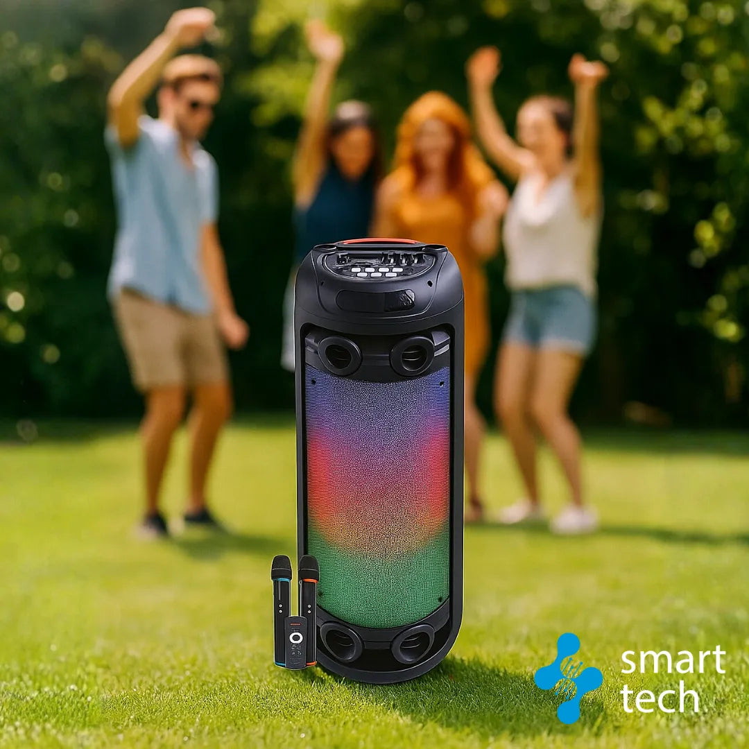 Bocina Portatil HD- Sy-2891at 8 X2 Tubo 20000w/4000mah