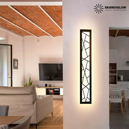 Lampara Led Pared Minimalista Moderna Exterior Casa Jardín