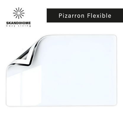Adhesivo de Pizarra Blanca Removible, Papel de Pizarra Blanca para Pared