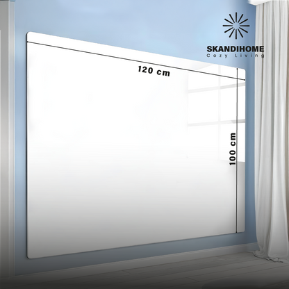 Adhesivo de Pizarra Blanca Removible, Papel de Pizarra Blanca para Pared