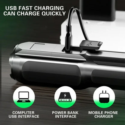 Linterna LED recargable con Alimentación USB