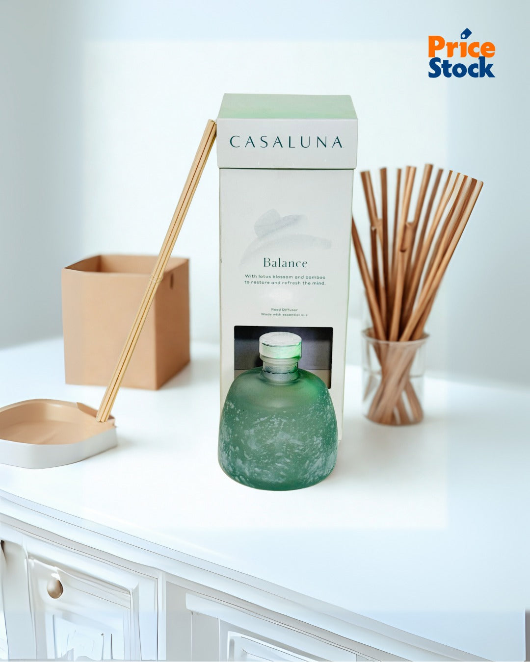 Difusor Varillas Perfumadas aromas loto y bambú