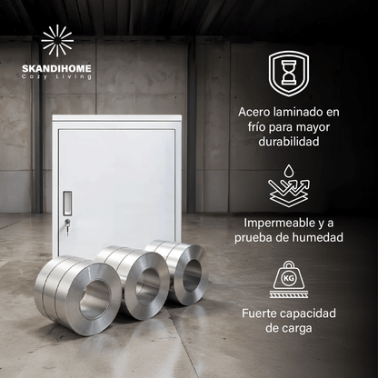 Archivador con cerradura gabinete almacenamiento organizador de archivos